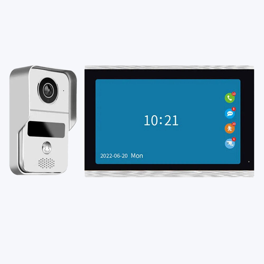 Tuya Smart WiFi 1080P Security Surveillance Video Doorbell with Indoor Touch Screen